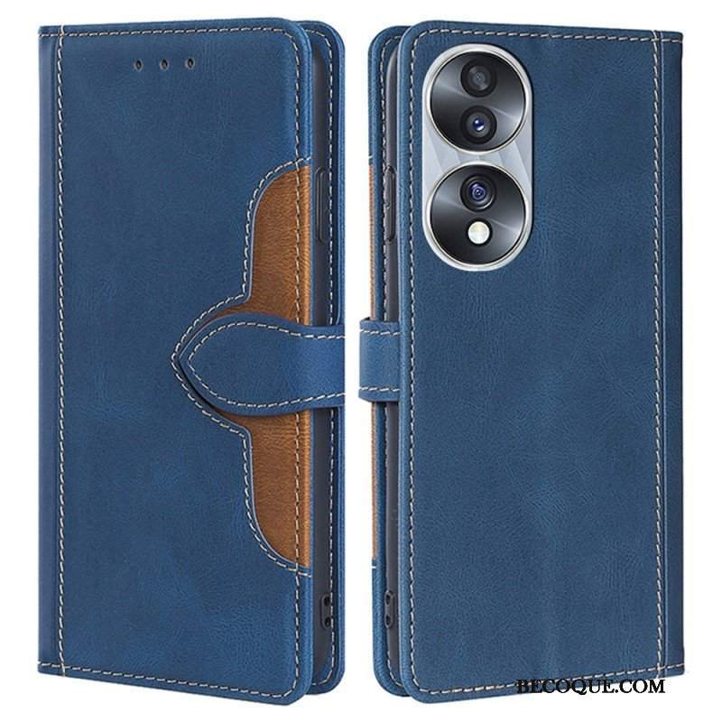 Etui Folio do Honor 70 Dwukolorowy Kwiatowy