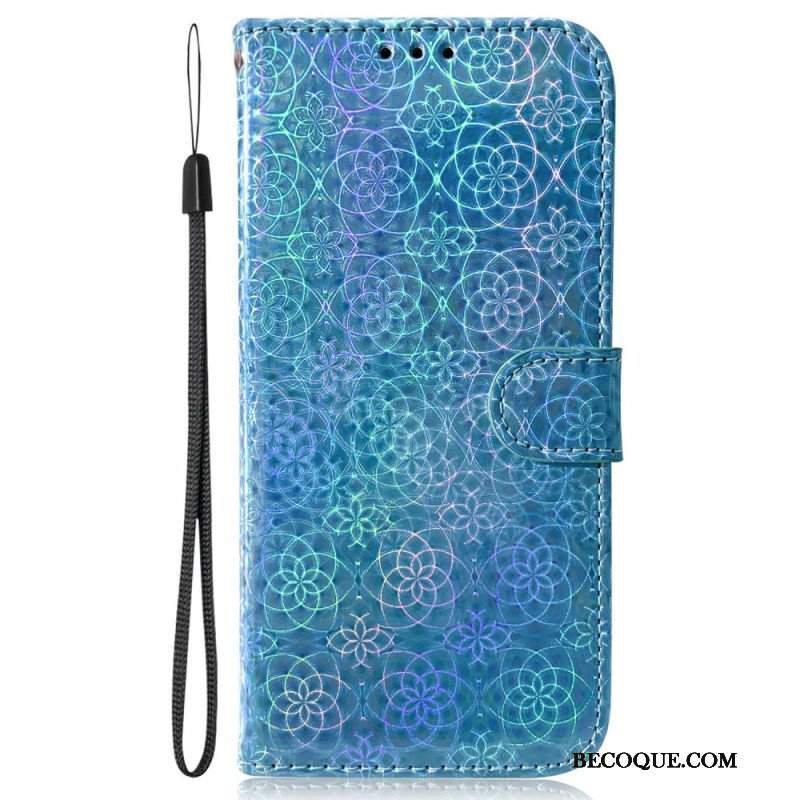 Etui Folio do Honor Magic 5 Lite Styl Dyskotekowy