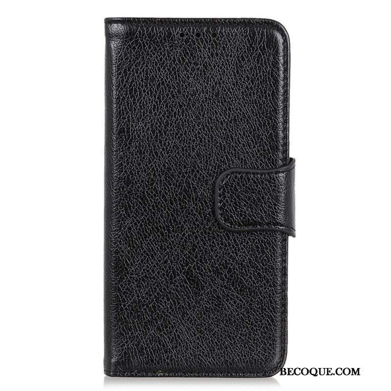 Etui Folio do OnePlus 10T 5G Dwoina Skóry Nappa