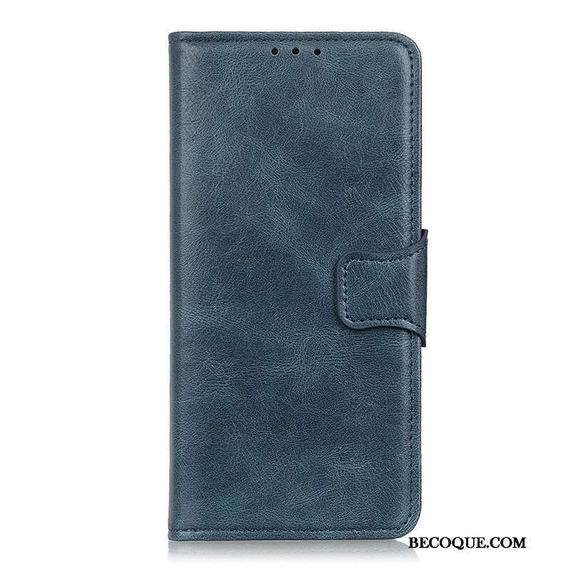 Etui Folio do OnePlus Nord 2 5G Dwustronne Zapięcie Z Efektem Skóry