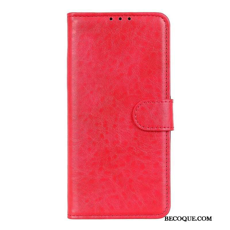 Etui Folio do OnePlus Nord 2 5G Teksturowana Sztuczna Skóra