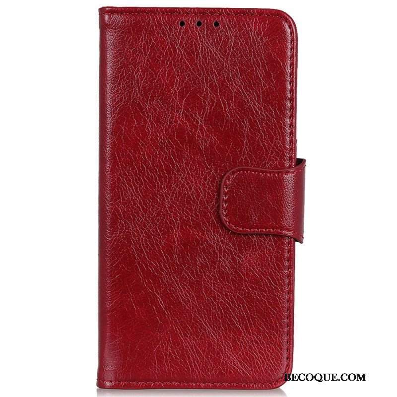 Etui Folio do OnePlus Nord 2T 5G Skóra Napa