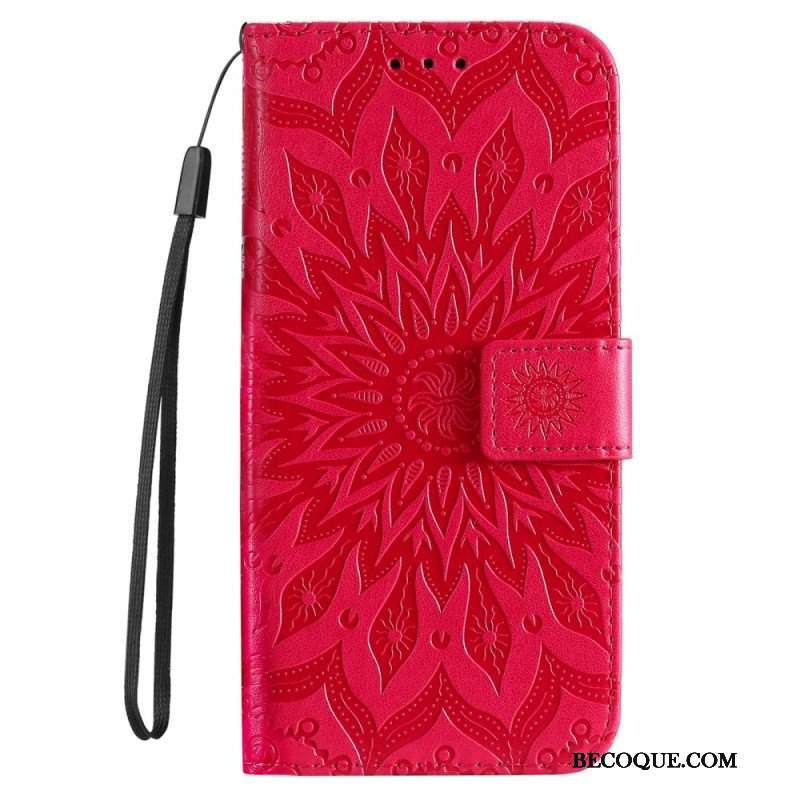 Etui Folio do OnePlus Nord 2T 5G z Łańcuch Mandala Z Uchwytem Na Kartę Z Paskiem