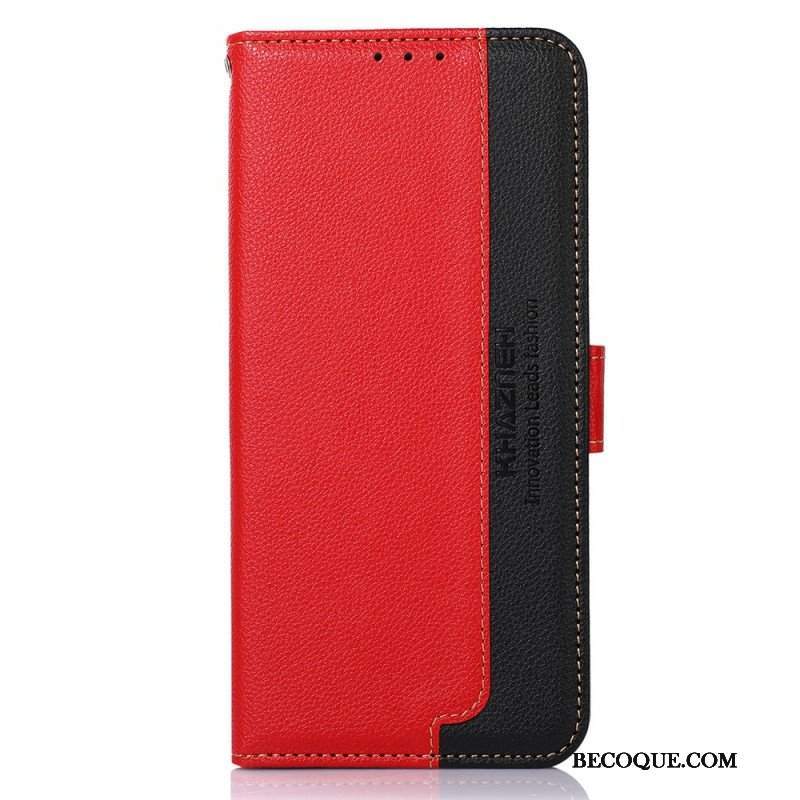 Etui Folio do OnePlus Nord CE 2 5G Dwukolorowy Kazneh