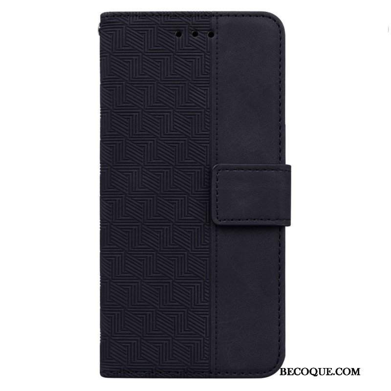 Etui Folio do OnePlus Nord CE 2 5G Przeszycia Ze Sztucznej Skóry