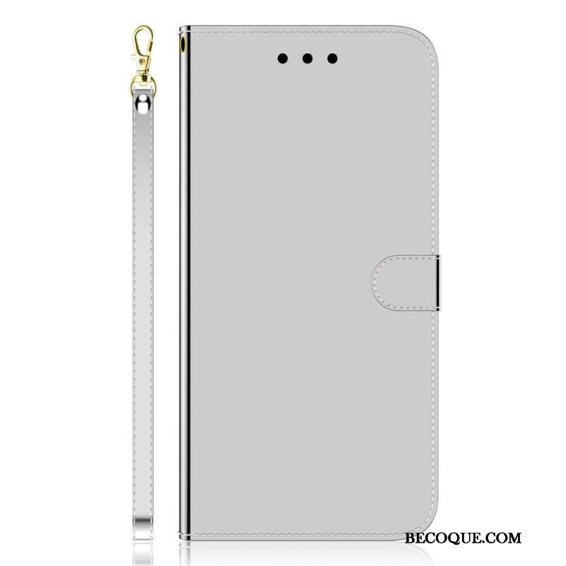 Etui Folio do OnePlus Nord CE 2 5G z Łańcuch Pasek Ze Sztucznej Skóry