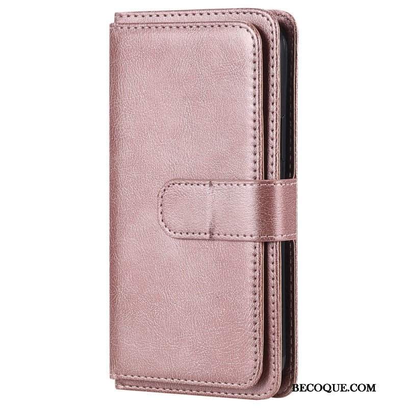 Etui Folio do Oppo A94 5G Etui Na Karty Ze Sztucznej Skóry