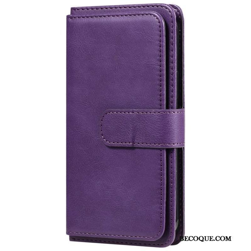 Etui Folio do Oppo A94 5G Etui Na Karty Ze Sztucznej Skóry