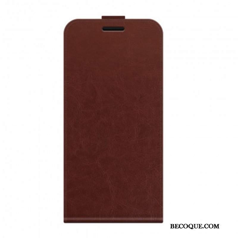 Etui Folio do Oppo A94 5G Skórzany Futerał Pionowa Klapa Z Efektem Skóry