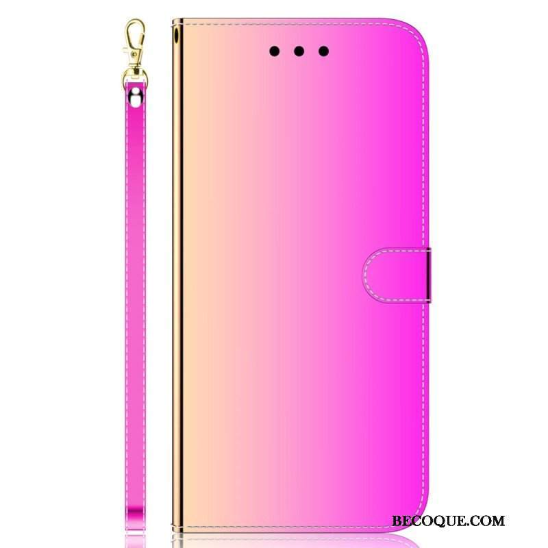 Etui Folio do Oppo Reno 8 Lustro I Smycz