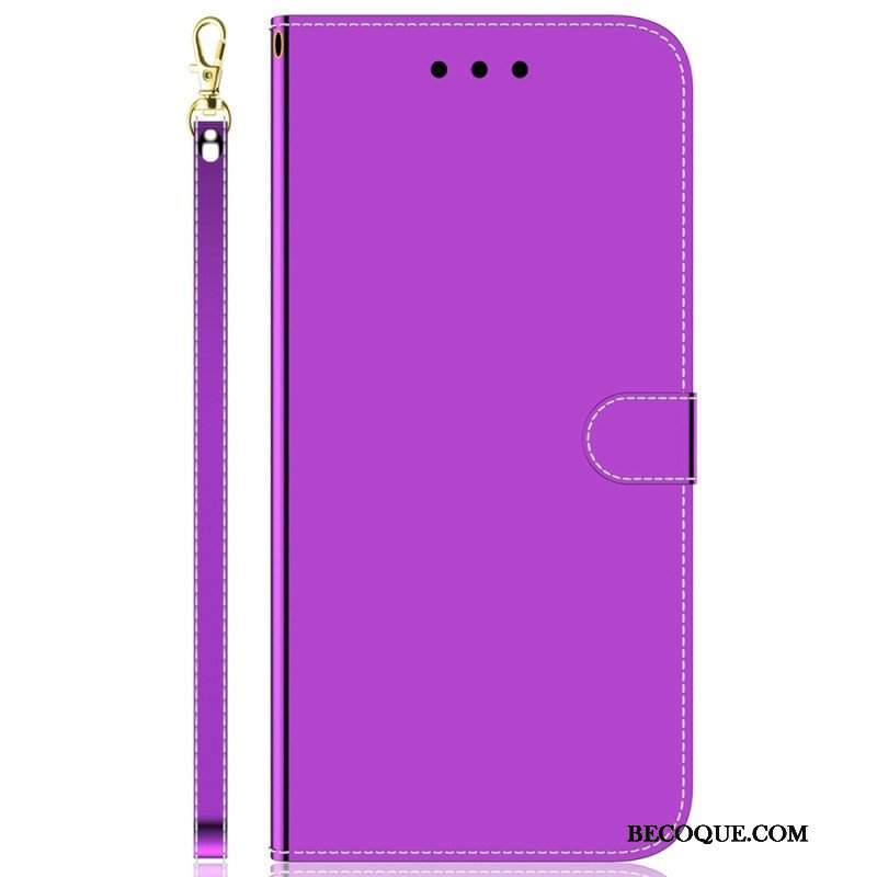 Etui Folio do Oppo Reno 8 Lustro I Smycz