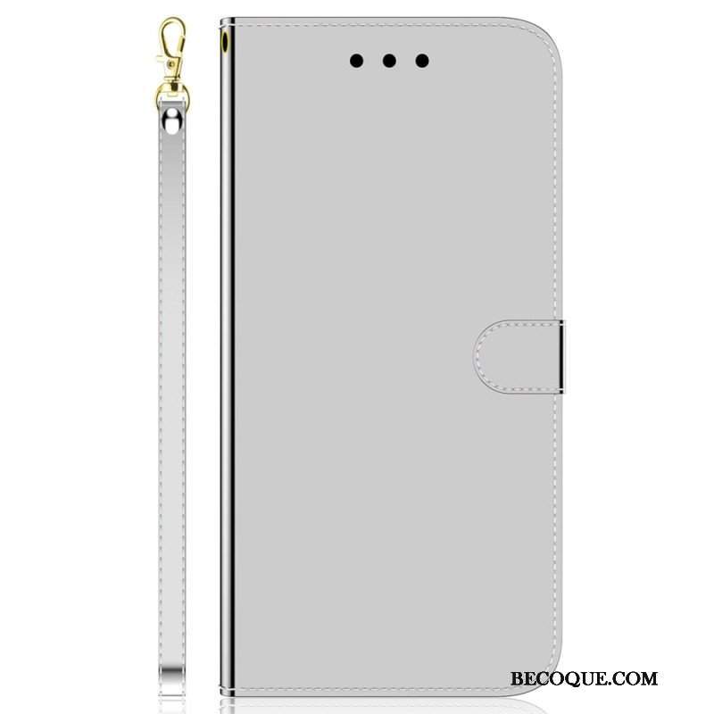 Etui Folio do Oppo Reno 8 Lustro I Smycz