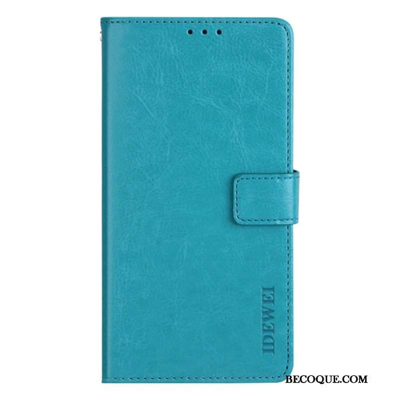 Etui Folio do Poco X4 Pro 5G Imitacja Skóry Idewei