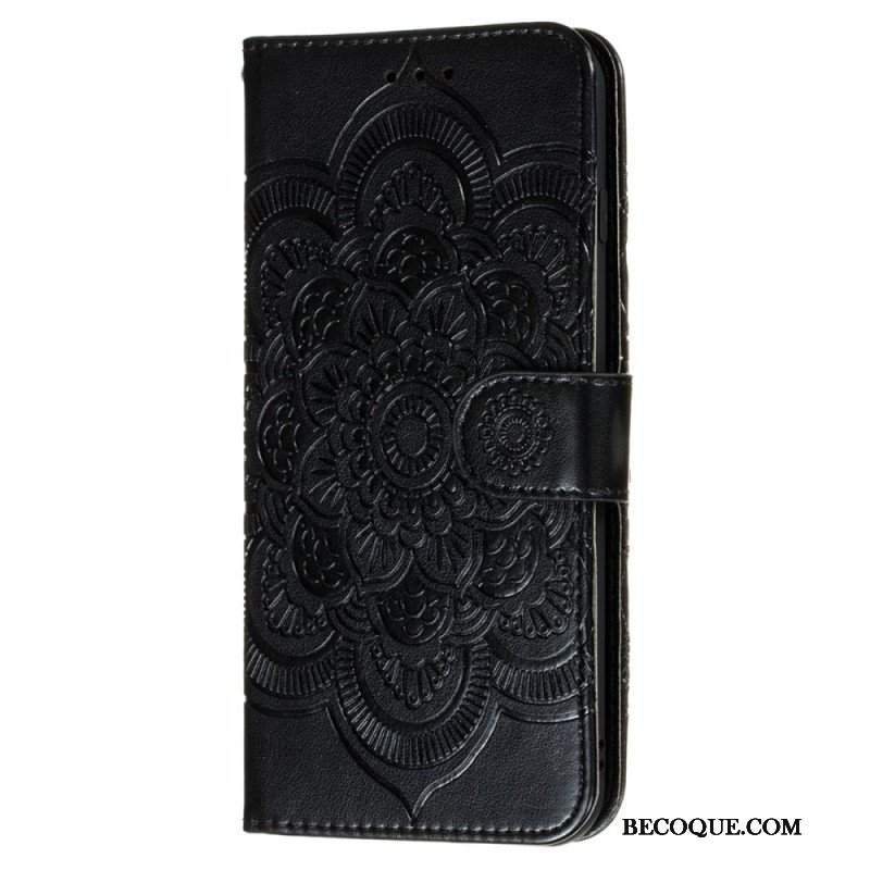 Etui Folio do Poco X4 Pro 5G Mandala Ze Smyczą