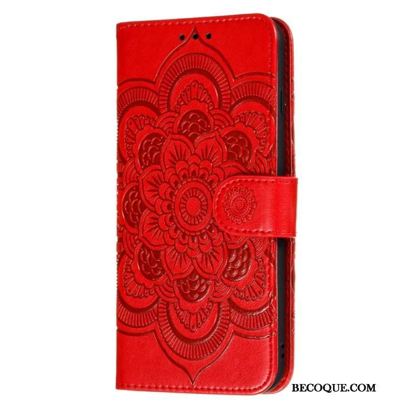 Etui Folio do Poco X4 Pro 5G Mandala Ze Smyczą