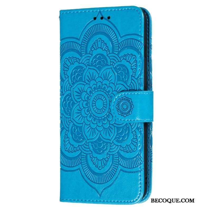 Etui Folio do Poco X4 Pro 5G Mandala Ze Smyczą