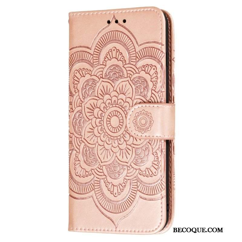 Etui Folio do Poco X4 Pro 5G Mandala Ze Smyczą