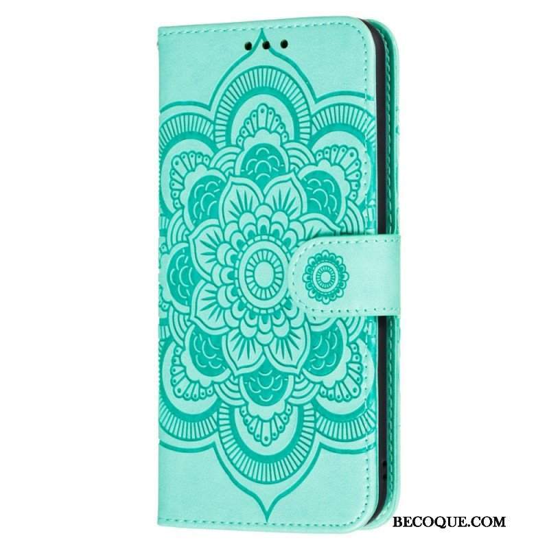 Etui Folio do Poco X4 Pro 5G Mandala Ze Smyczą