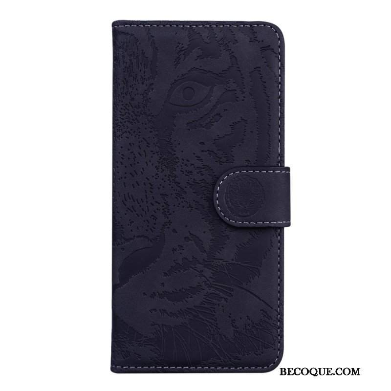 Etui Folio do Poco X4 Pro 5G Nadruk Tygrysa