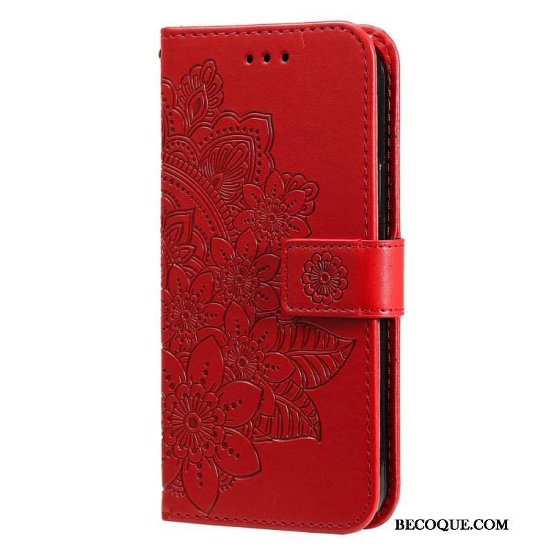 Etui Folio do Poco X4 Pro 5G z Łańcuch Paskowata Mandala