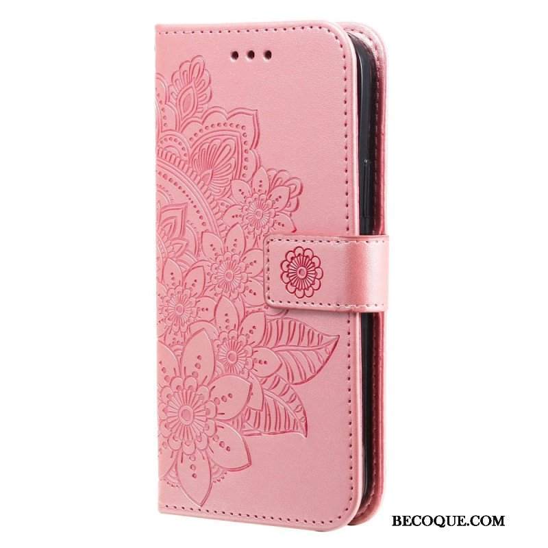 Etui Folio do Poco X4 Pro 5G z Łańcuch Paskowata Mandala