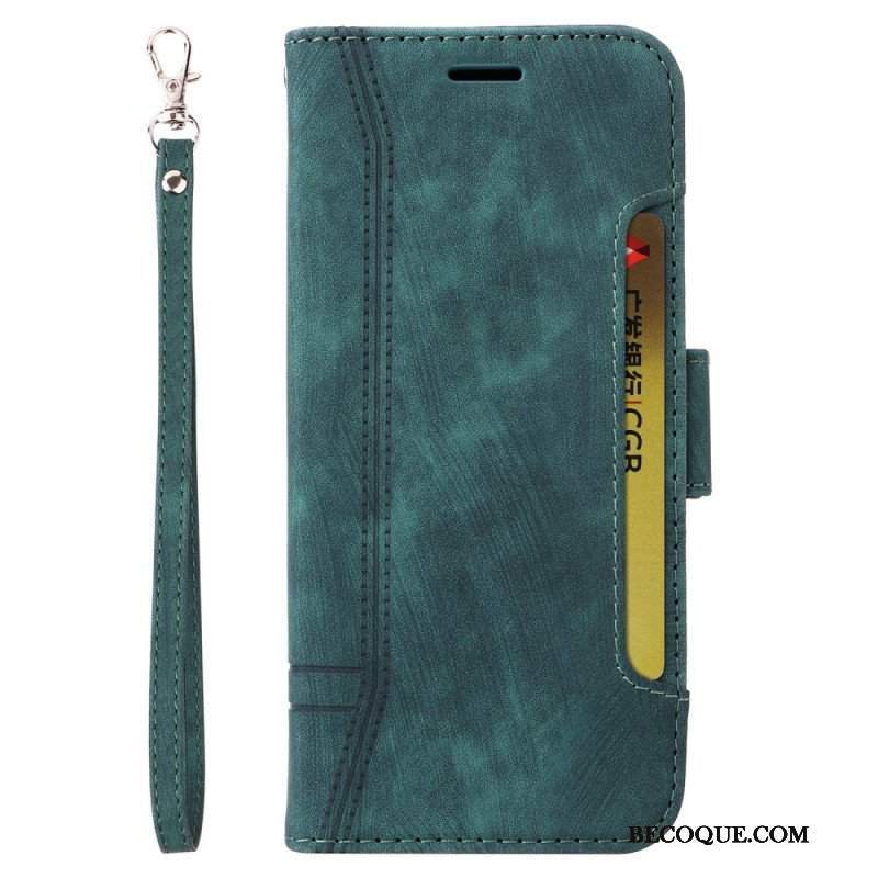 Etui Folio do Poco X5 5G Betopnice Przednie Etui Na Karty