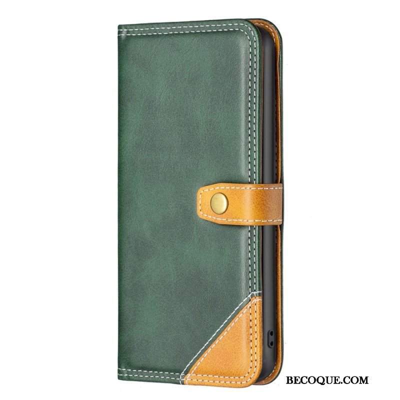 Etui Folio do Realme C35 Dwukolorowy Kolor Binfen