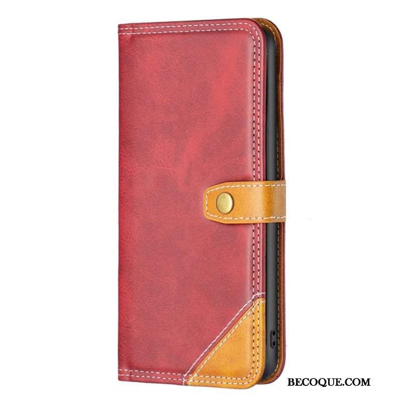 Etui Folio do Realme C35 Dwukolorowy Kolor Binfen