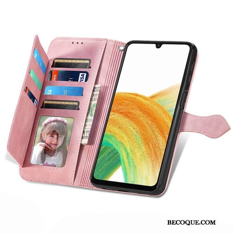 Etui Folio do Samsung Galaxy A13 Zoptymalizowane Etui Na Karty