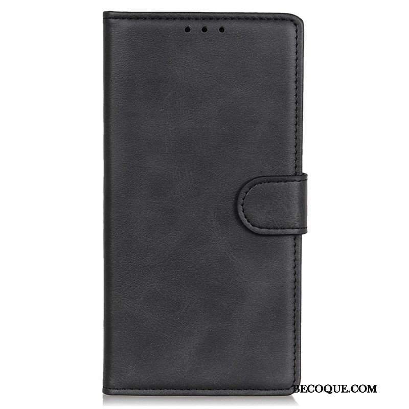 Etui Folio do Samsung Galaxy A14 / A14 5G Matowa Sztuczna Skóra