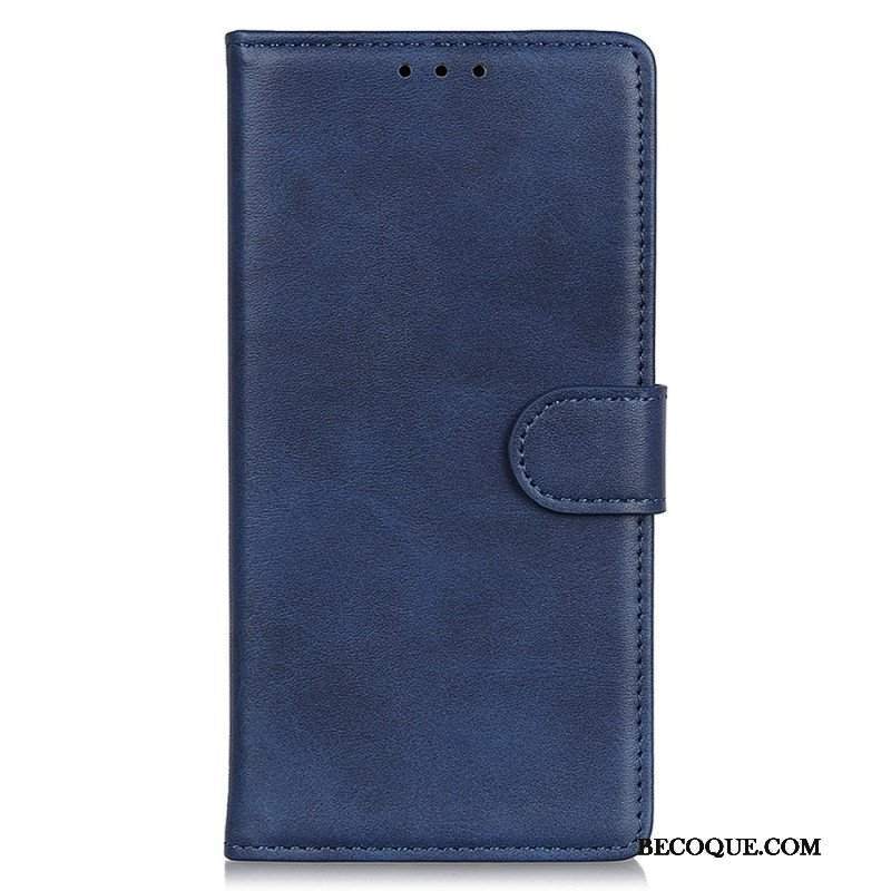 Etui Folio do Samsung Galaxy A14 / A14 5G Matowa Sztuczna Skóra