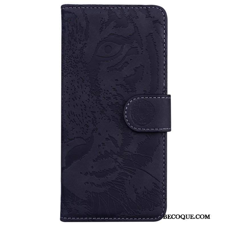 Etui Folio do Samsung Galaxy A14 / A14 5G Nadruk Tygrysa