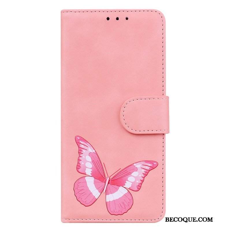 Etui Folio do Samsung Galaxy A14 / A14 5G Projekt Motyla