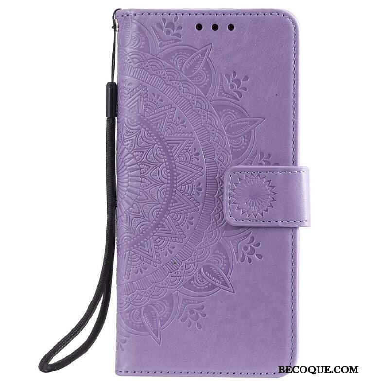 Etui Folio do Samsung Galaxy A42 5G Mandala Słońca