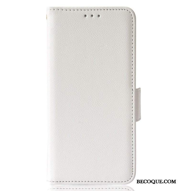 Etui Folio do Samsung Galaxy A53 5G Tradycyjna Sztuczna Skóra Liczi