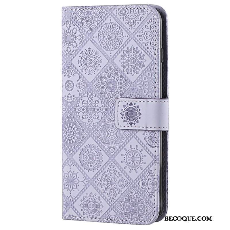 Etui Folio do Samsung Galaxy A54 5G Kwiatowe Wzory