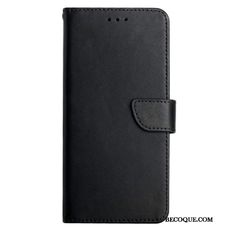 Etui Folio do Samsung Galaxy M12 / A12 Prawdziwa Skóra Nappa