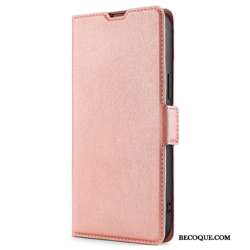 Etui Folio do Samsung Galaxy M13 Bardzo Cienka Sztuczna Skóra