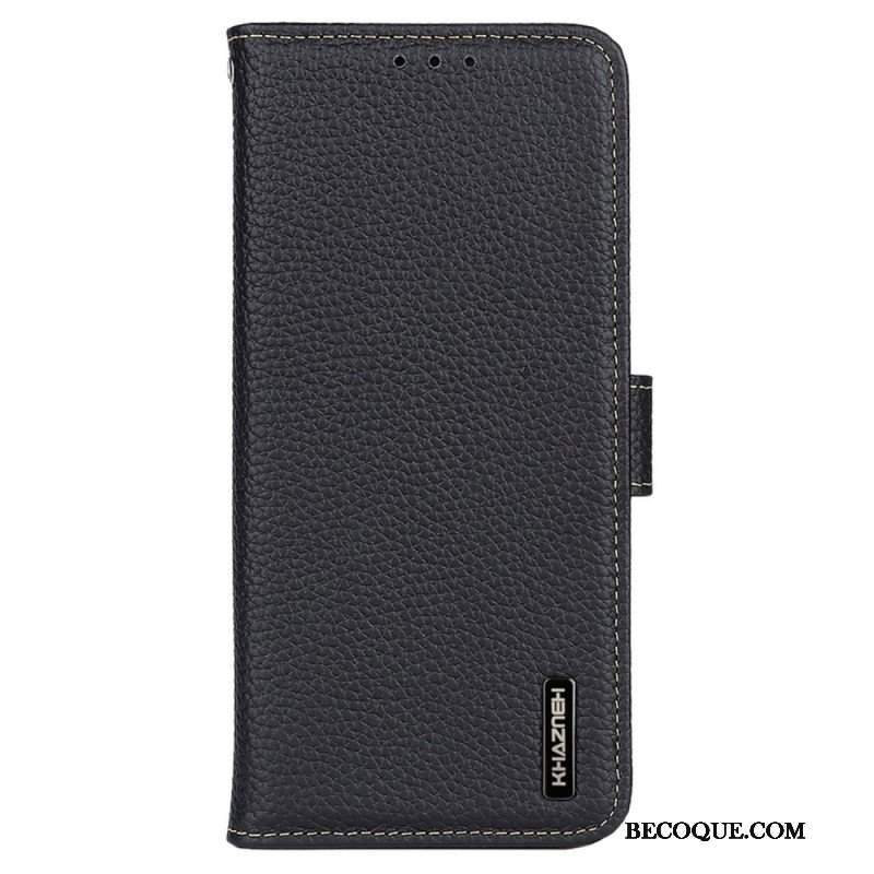 Etui Folio do Samsung Galaxy M13 Khazneh Skóra Liczi