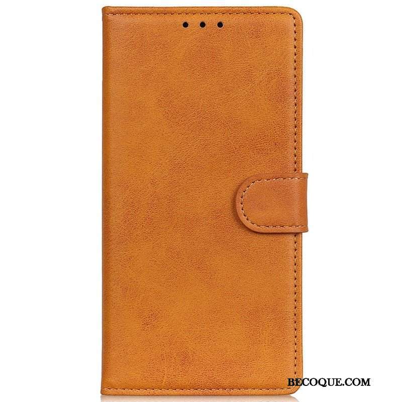 Etui Folio do Samsung Galaxy M13 Matowa Sztuczna Skóra