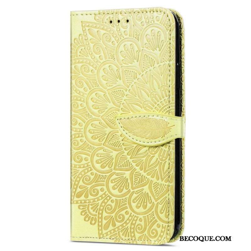 Etui Folio do Samsung Galaxy M13 Plemienne Liście