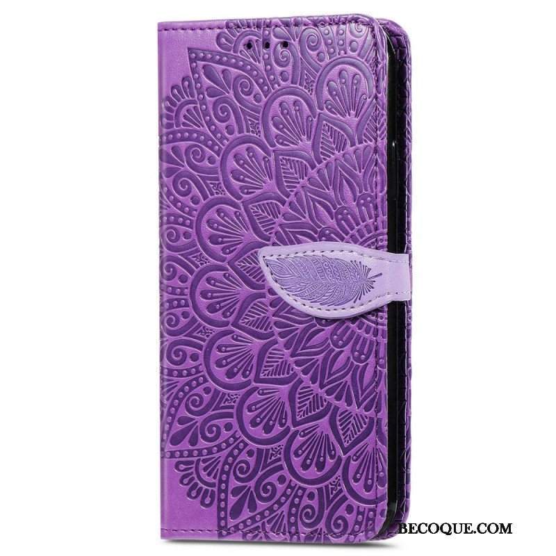 Etui Folio do Samsung Galaxy M13 Plemienne Liście