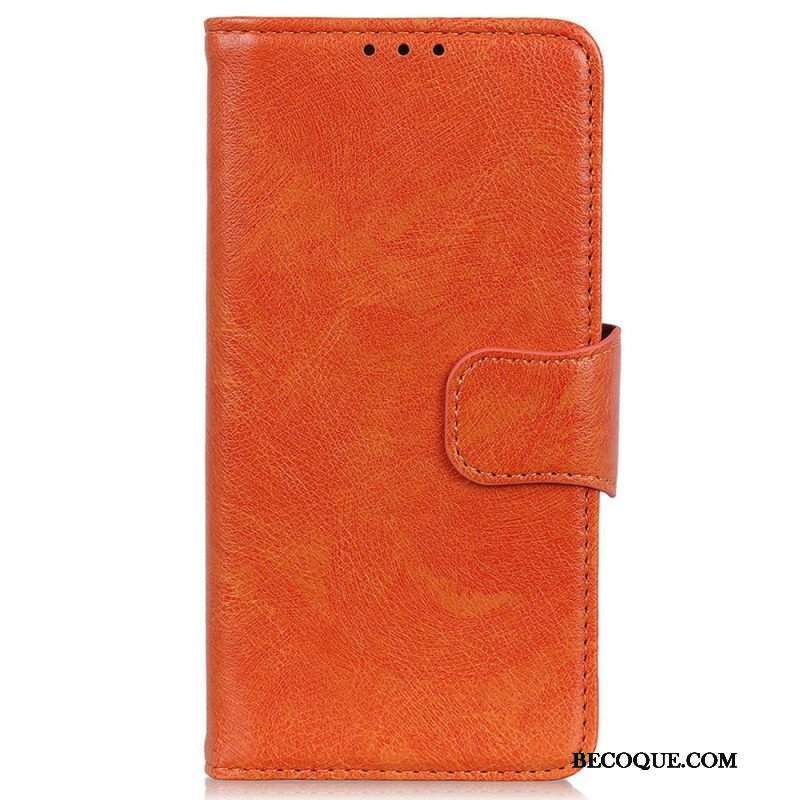 Etui Folio do Samsung Galaxy M13 Prawdziwa Skóra Nappa