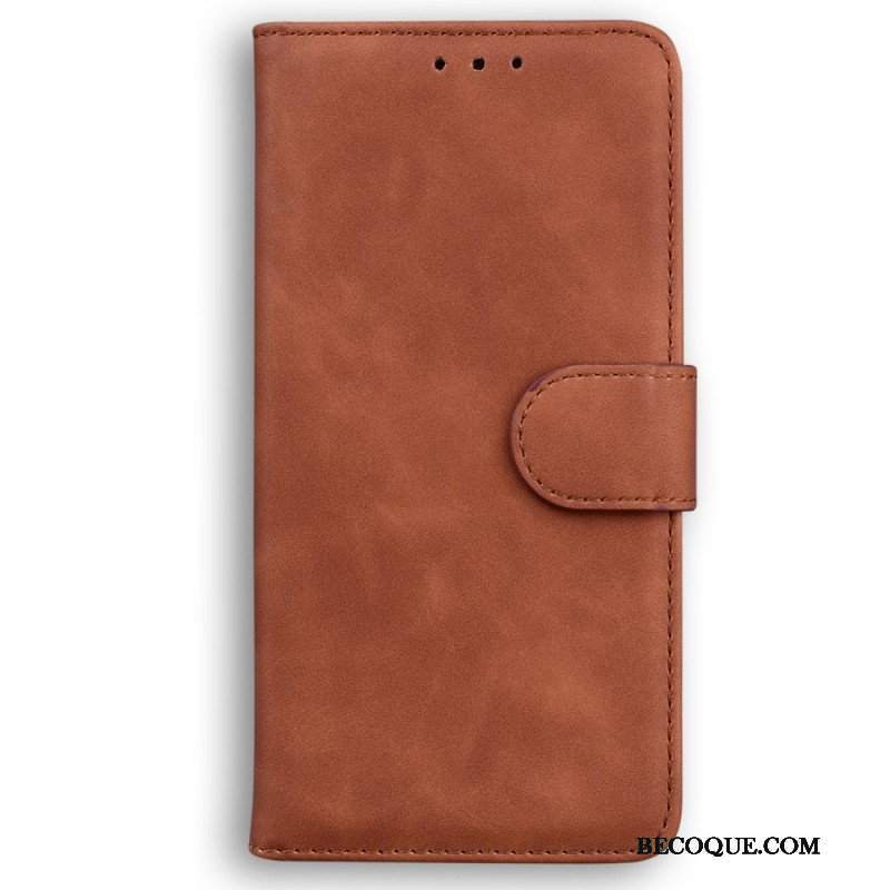 Etui Folio do Samsung Galaxy M13 Skórzany Efekt Couture