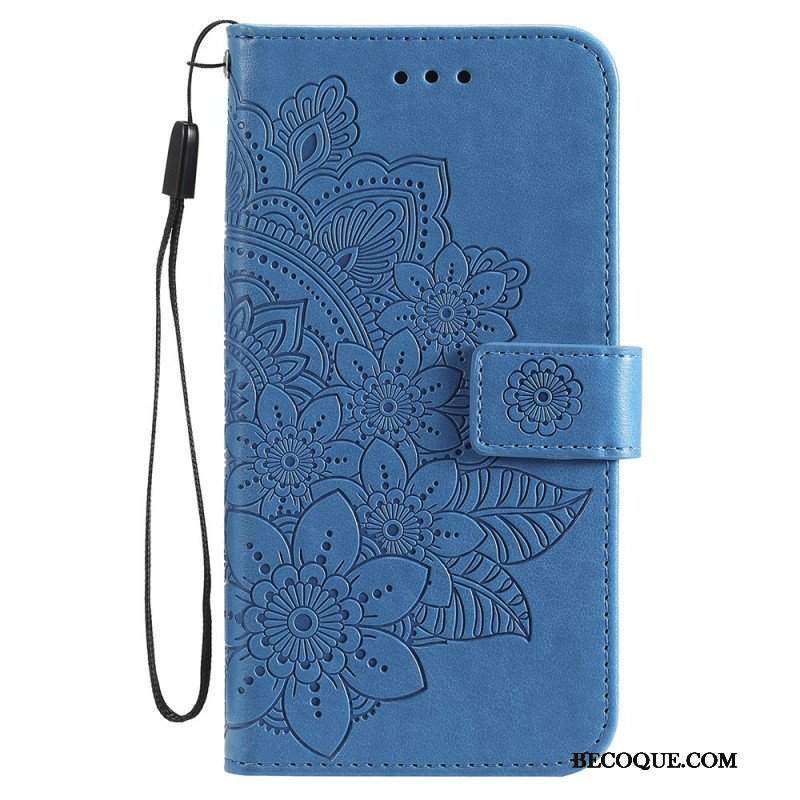 Etui Folio do Samsung Galaxy M32 Kwiatowa Mandala