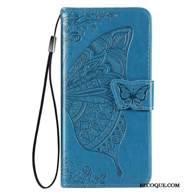 Etui Folio do Samsung Galaxy M53 5G Barokowy Motyl