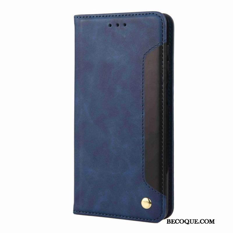 Etui Folio do Samsung Galaxy M53 5G Dwukolorowa Elegancja