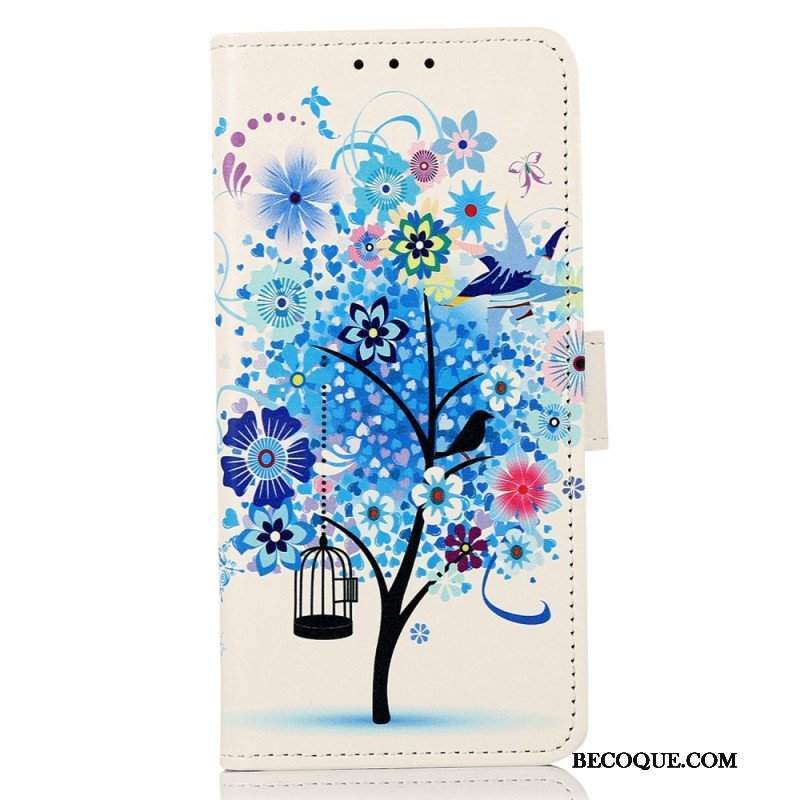 Etui Folio do Samsung Galaxy M53 5G Kwitnące Drzewo