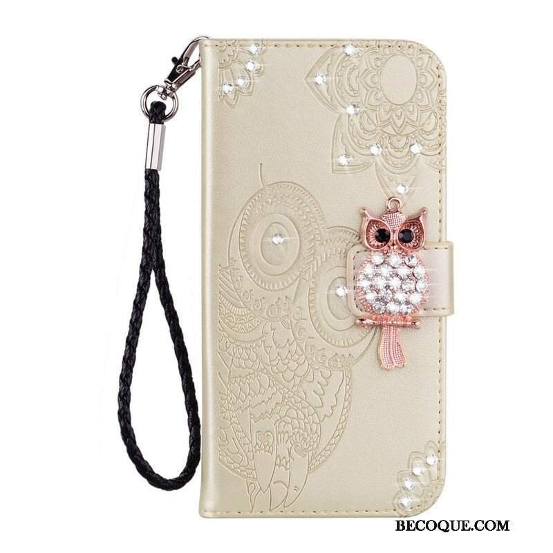 Etui Folio do Samsung Galaxy S21 Plus 5G Sowa Mandala I Urok