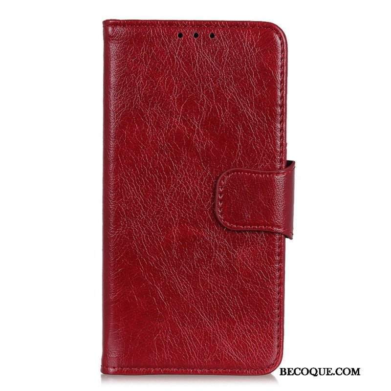 Etui Folio do Samsung Galaxy S22 5G Dwoina Skóry Nappa